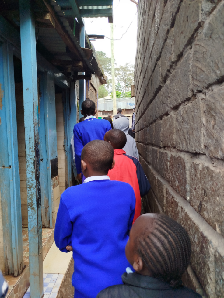 Students walking together